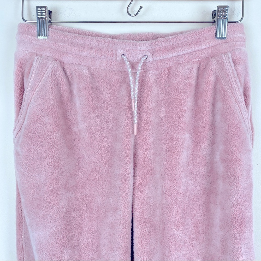 Athleta Girl Feelin' Great Pink Plush Velour Jogger - Picture 3 of 5